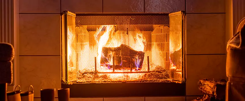 Mendota Hearth Landscape Fireplace Installation in Bentonville, Arkansas
