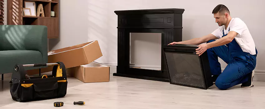 Old Rusted Metal Fireplace Repair And Replacement in Bentonville, AR